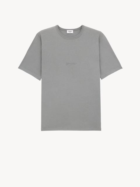SAINT LAURENT Saint Laurent Cotton T-shirt With Logo
