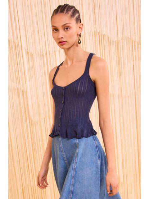 ULLA JOHNSON Callie Knit Camisole