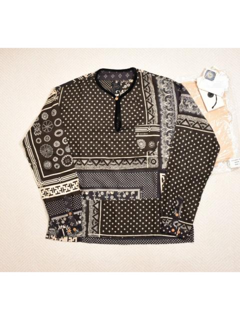 visvim Visvim ICT Tunic P.O. Mud-Dyed Velvet Paisley Shirt-Jacket