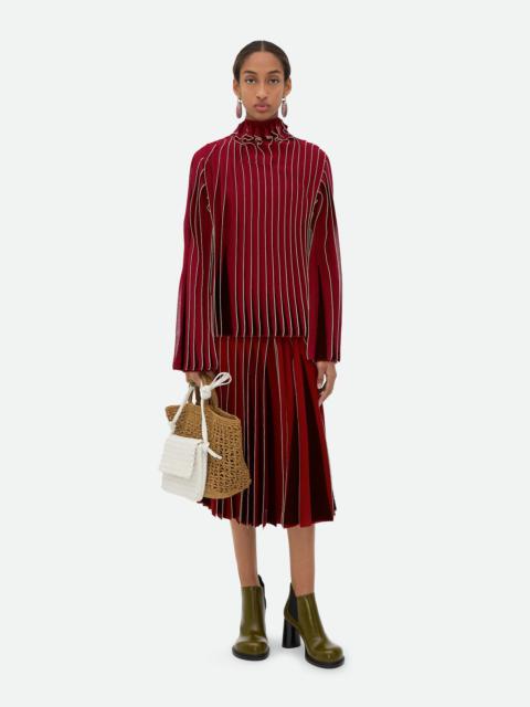 Bottega Veneta Viscose Frill Top