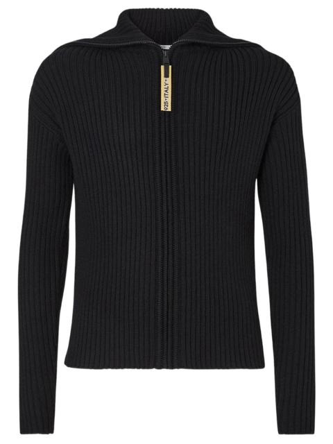 FENDI Cardigan In Lana Con Collo Alto E Zip Women