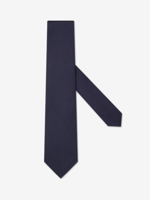 CORNELIANI Blue printed silk tie