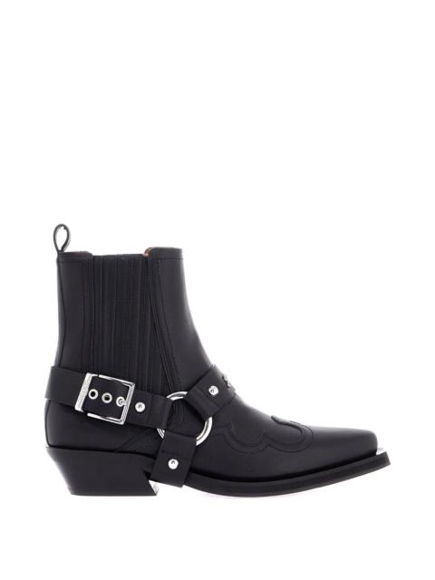 GANNI Ganni Western Chelsea Ankle Boots Women