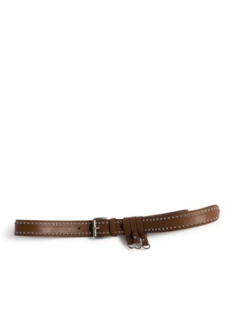 Miu Miu Miu Miu Women Leather Belt With Studs