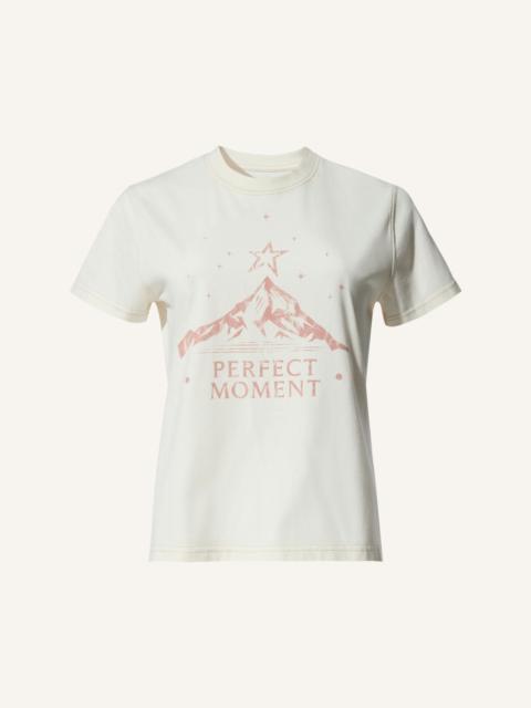 PERFECT MOMENT Vintage Logo Cotton Tee