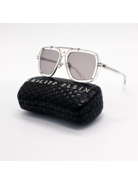 PHILIPP PLEIN NEW PHILIPP PLEIN SUNGLASSES SPP109V 79F SILVER MEN
