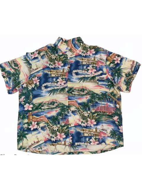 Made In Hawaii - Vintage Diamond Head Hawaii Rayon 4X- Large shirt