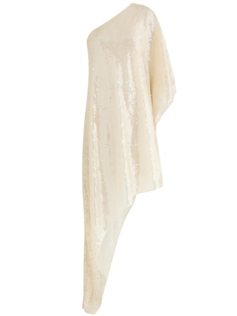 Stella McCartney Stella Mccartney Asymmetric One-shoulder Sequin-embellished Dress