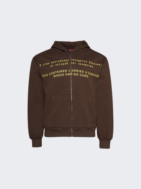 Praying Disease Hoodie Brown
