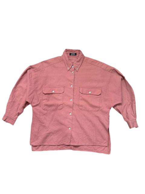 Jean Paul Gaultier Jean Paul Gaultier Pink Button Up Boxy Fit Pocket Design