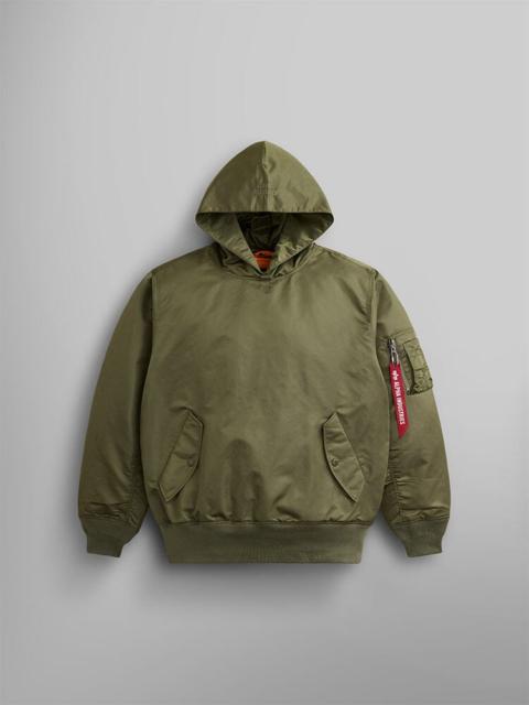 ALPHA INDUSTRIES PULL-OVER MA-1 JACKET HOODIE