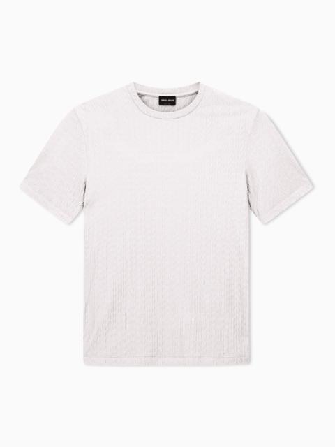 GIORGIO ARMANI ASV VISCOSE BLEND T-SHIRT
