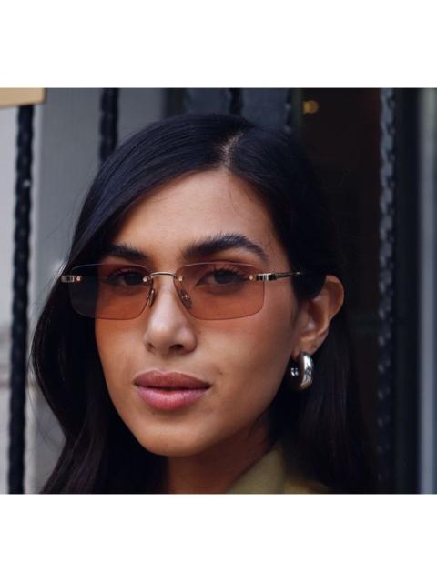 Dior NEW DIOR SUNGLASSES CDIOR S4U B0L0 GOLD WOMEN EYEWEAR DIOR