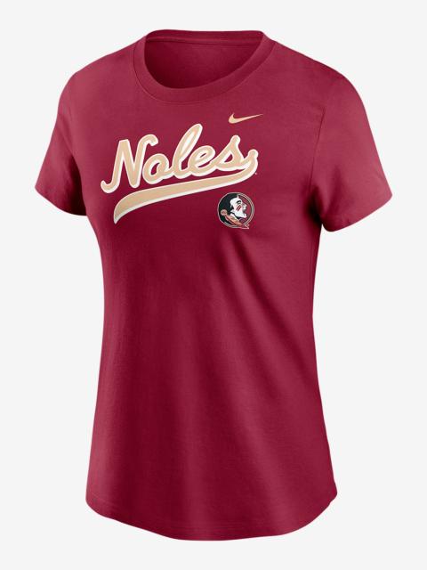 Nike Florida State Athletic Prep Arch Local Script Women's Nike College T-Shirt