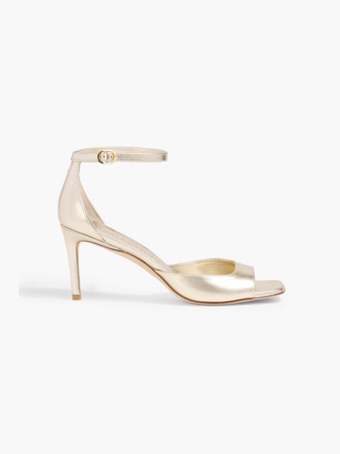 Stuart Weitzman 75 metallic leather sandals