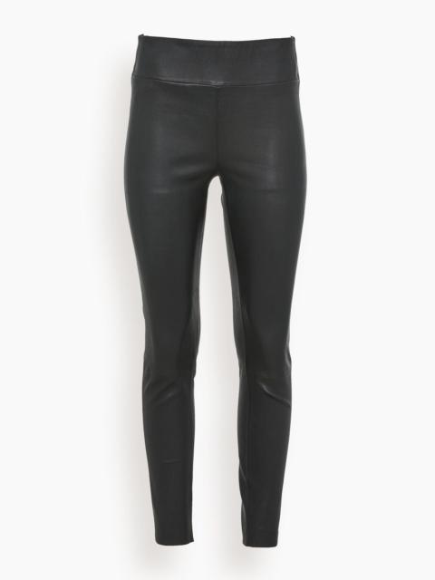 SPRWMN Ankle Leather Legging in Black