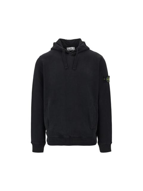 Stone Island Stone Island Cotton Hoodie Black Men