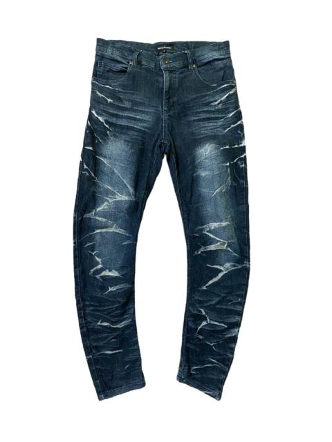 Other Designers Vintage Semantic Design J Curve Legs Acid Wash Denim