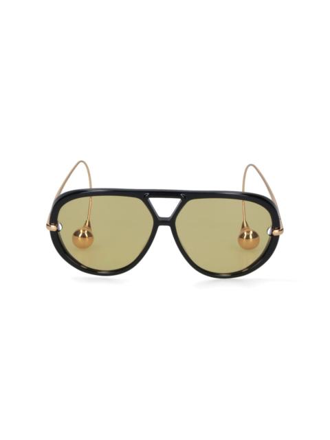 Bottega Veneta 'KNOT AVIATOR' SUNGLASSES