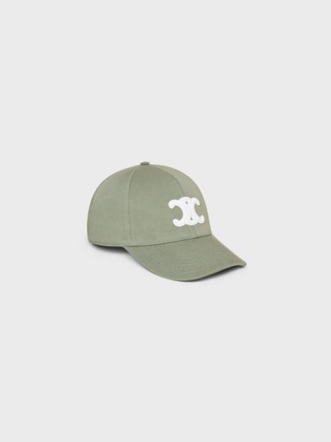 CELINE triomphe baseball cap IN cotton gabardine