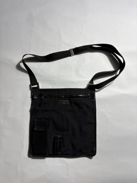 GUCCI VINTAGE GUCCI CANVAS CROSSBODY BAG
