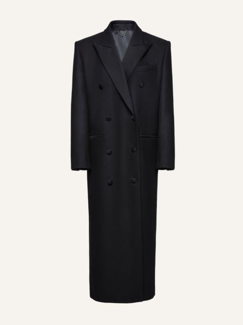 MAGDA BUTRYM Long classic wool coat in black