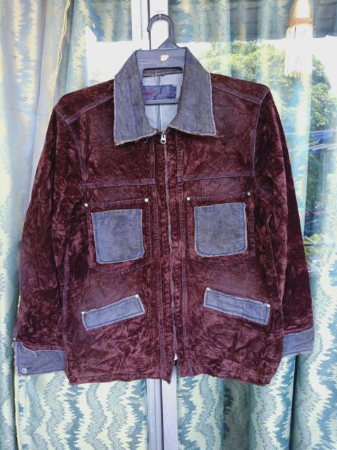 Other Designers Very Rare - REPLAY Suede denim Jacket made in Italy