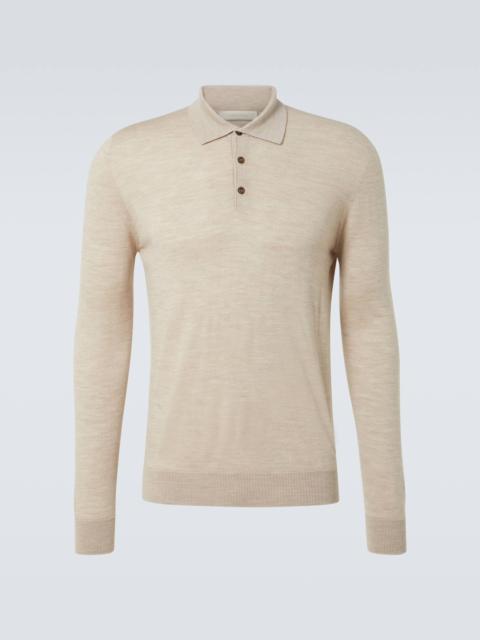 SAMAN AMEL Allen wool polo sweater