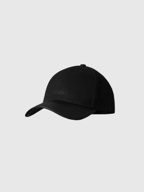 MACKAGE ANDERSON-NV Cotton Canvas Cap with Leather Brim