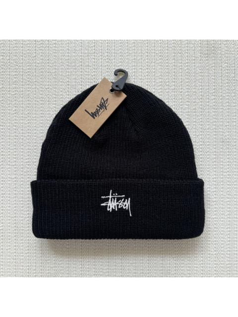 Stüssy Stussy Cuff Beanie Hat (Short) / Black