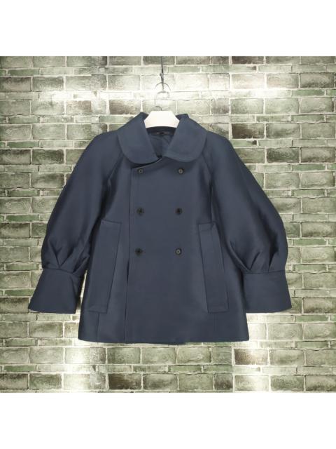 Other Designers Marc Jacobs - MARC JACOBS NYLON SILK DOUBLE BREASTED COAT #692-28