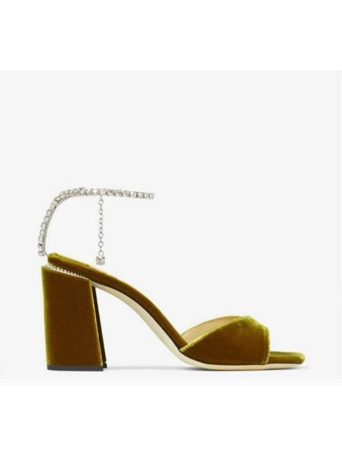 JIMMY CHOO Jimmy Choo Saeda Sandal Block Heel 85
