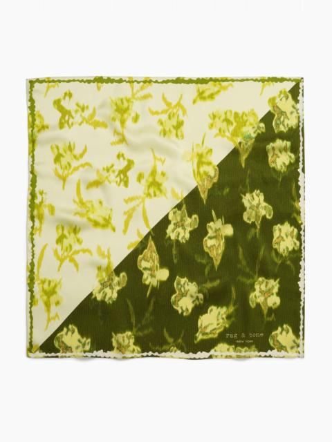 rag & bone Kit Floral-Print Silk Bandana