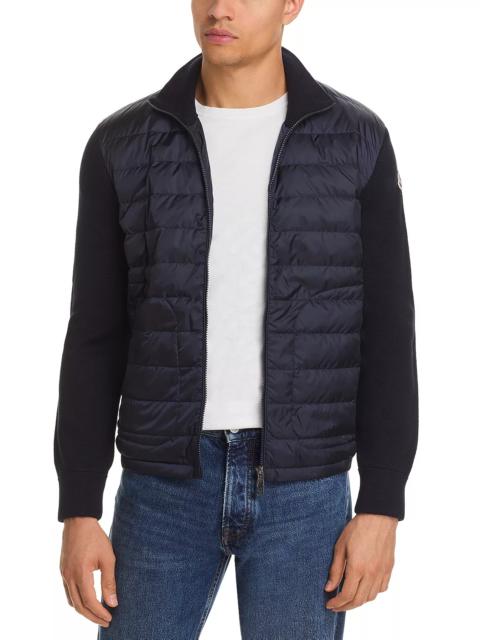 Moncler Padded Zip Up Cardigan
