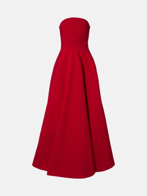 SOLACE LONDON Mathilde strapless gown