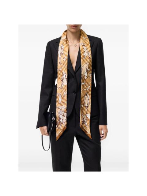 Burberry Burberry Neutrals Scarves Men