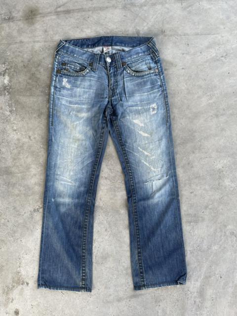 Other Designers True Religion section rainbow bobby distressed denim