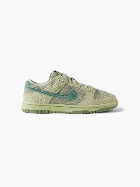Nike Dunk Low brushed-suede sneakers