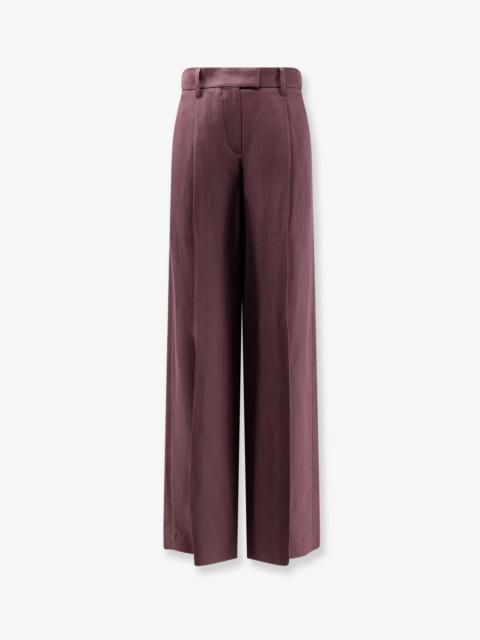 Brunello Cucinelli Brunello Cucinelli Women Viscose And Linen Trousers