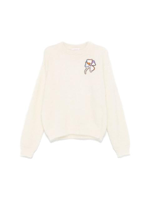 clover-patch sweater