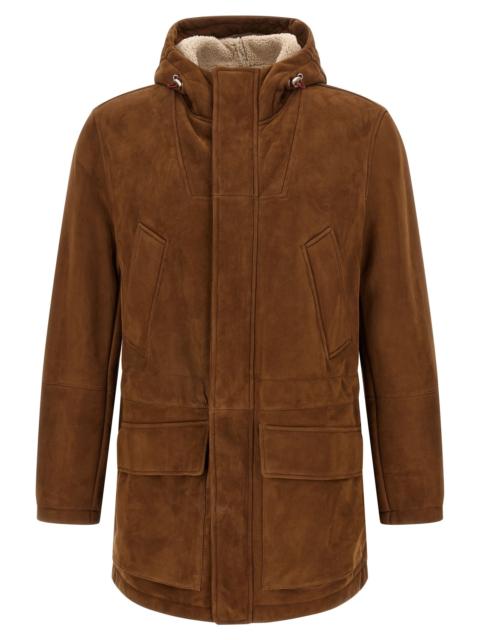 Brunello Cucinelli Brunello Cucinelli Men Suede Parka