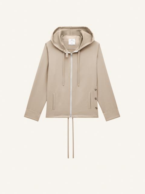 ZIPPED LIGHT TWILL JACKET