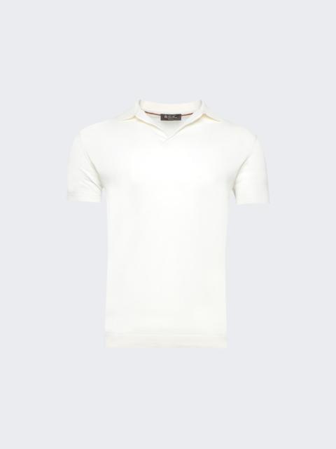 Loro Piana New Bay Polo Shirt Optical White