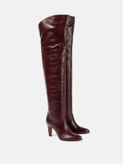 Eve leather over-the-knee boots