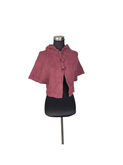 Other Designers Designer - Branigan Weavers Women Crop Top Cape Aran Knitwear Hoodie