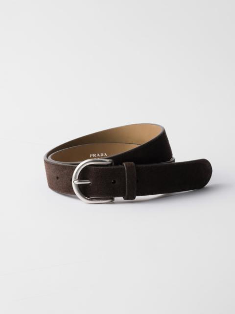 Prada Suede belt