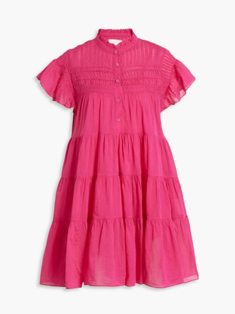 Isabel Marant Étoile Lanikaye tiered cotton-voile mini dress