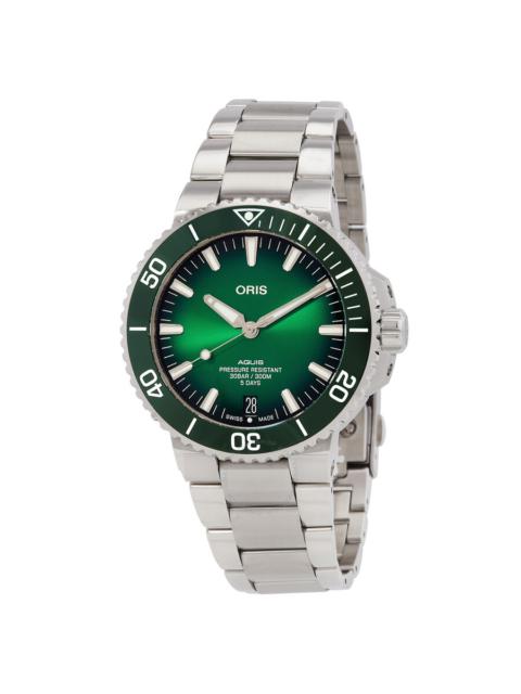 Other Designers Oris Aquis Date Automatic Green Dial Men's Watch 40077634157-0782409PEB