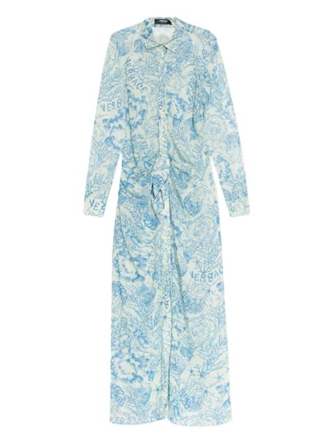 VERSACE Barocco-print maxi dress