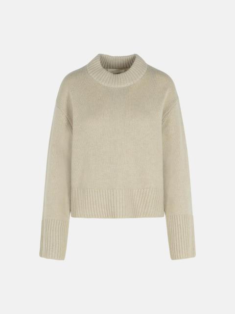 LISA YANG 'SONY' IVORY CASHMERE SWEATER